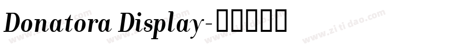 Donatora Display字体转换